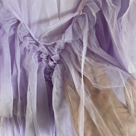 Purple Ruffle Boho Dress - Picture 14 of 14